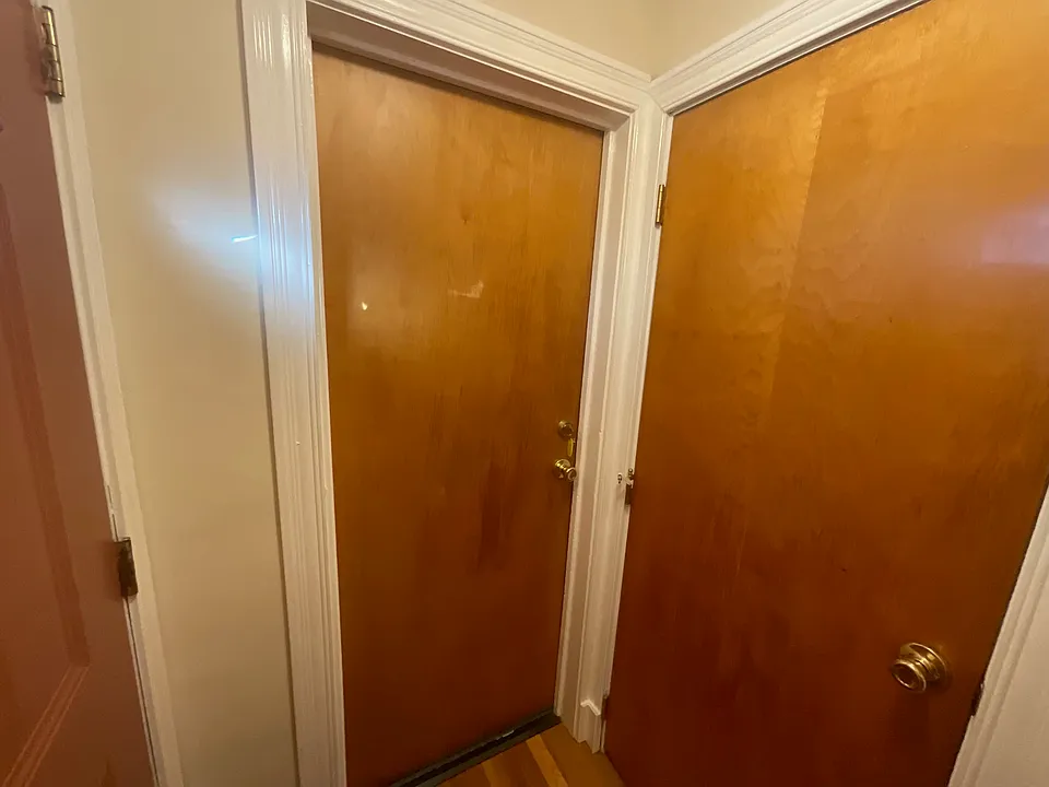 Access through front door.