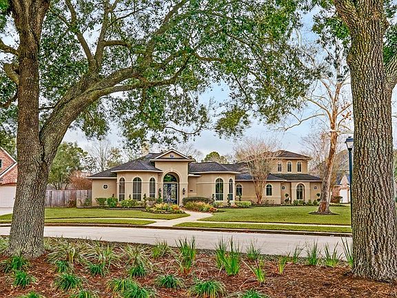 View from across the cul de sac island showing off how lovely this home truly is!