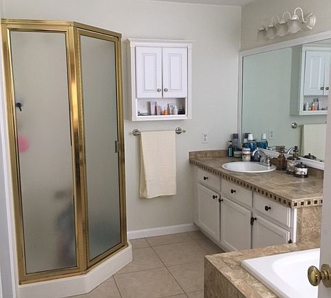 Master Bath - Tub and Shower