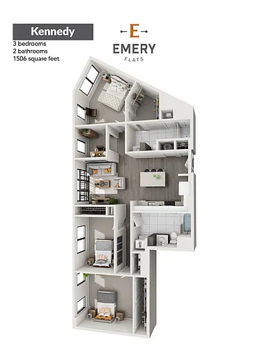 Floor plan Kennedy