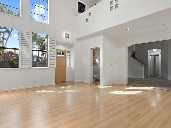 High vaulted ceiling