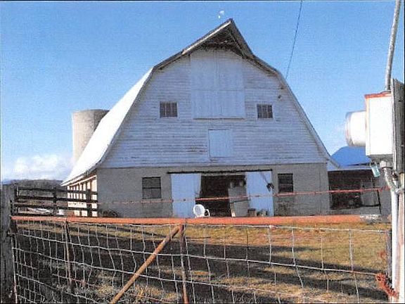 Barn with concrete flooring