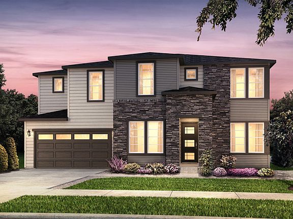 Elevation B adds a contemporary twist with wood and stone accents that complement the architecture o