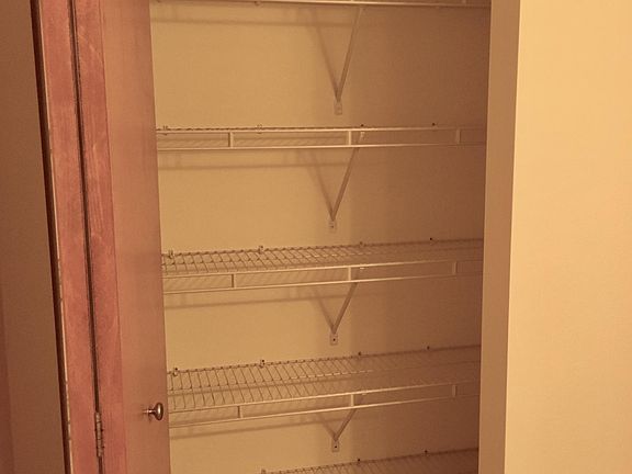 Downstairs closet