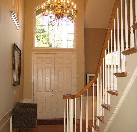 Elegant, yet inviting entry for that says welcome to our home!
