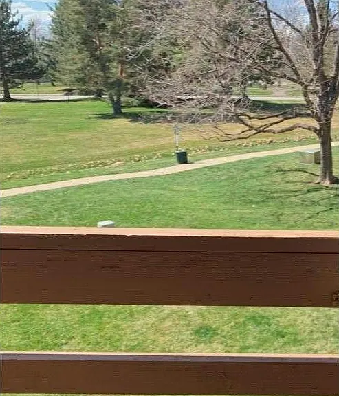 Park view from outside deck