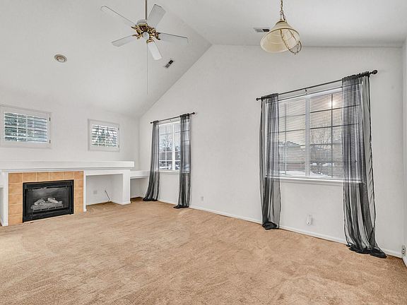 Living Area with Gas Fireplace