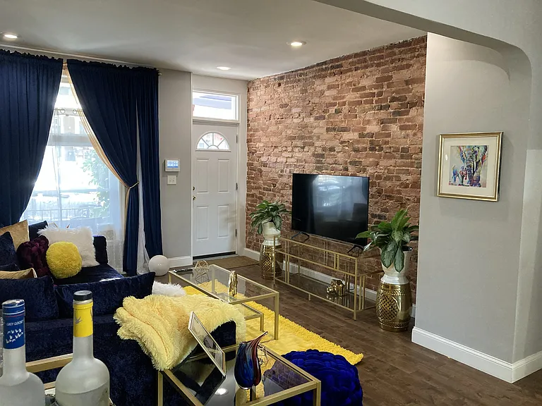 Living room upon entry.