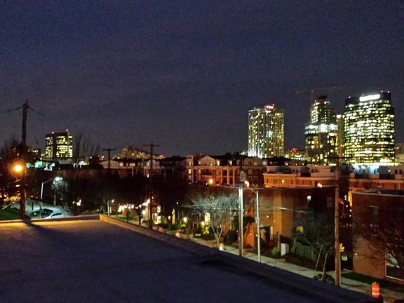 Night northem view from deck