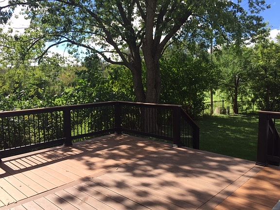 Composite back yard deck 