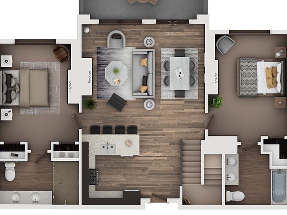 2nd image of 3703 Blackstone Dr #204