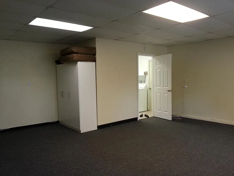 Finished 2-car garage