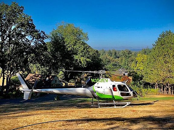Helicopter landing zone 