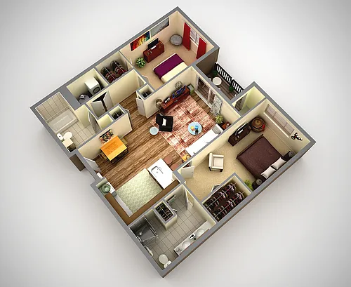 Floor plan 2AA