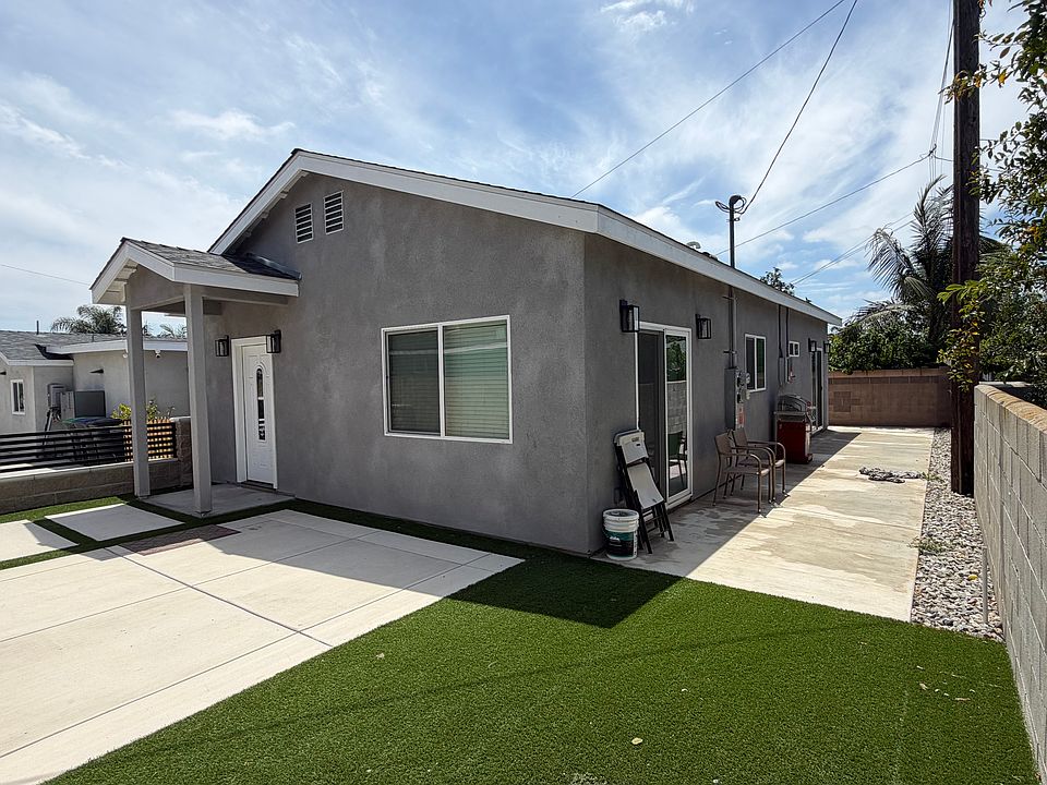 Priave patio and yard