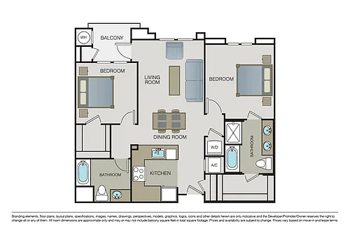 Floor plan Plan 2B
