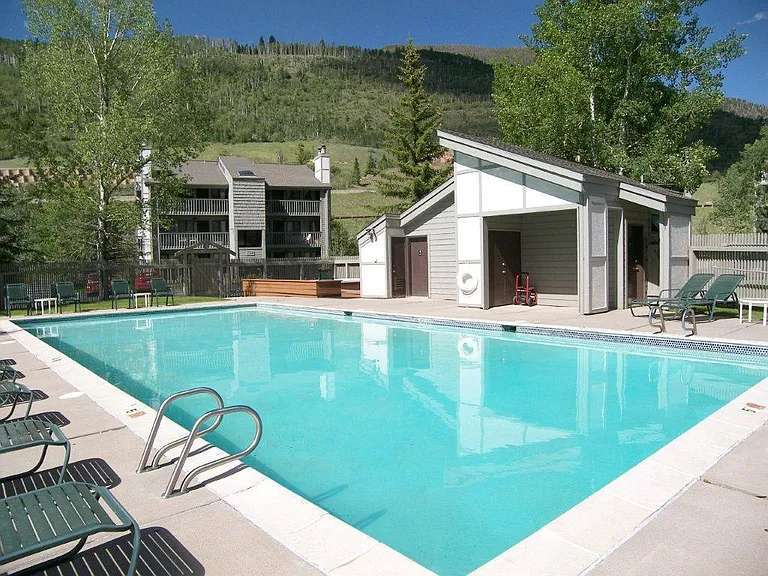Swimming pool and hot tub on site.