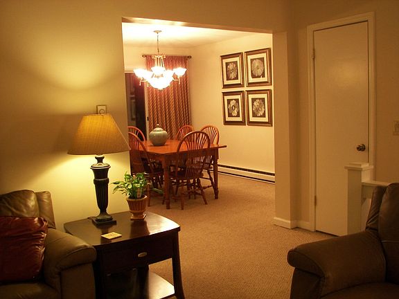 View of dining room from living room