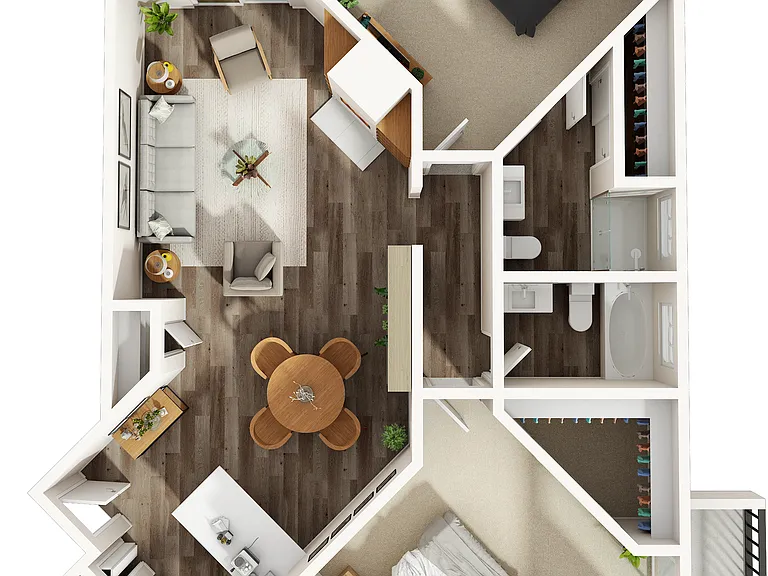 2 Bed - 2 bath 1067 sqft 2 Bed - 2 bath 1067 sqft