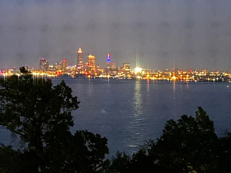 night view from 2nd bedroom window