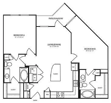 Floor plan B1-3