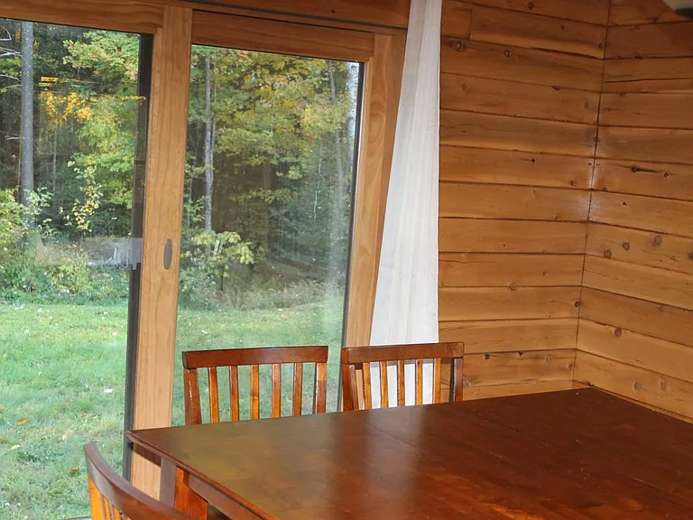 Sliding Glass Door in the Dining Room