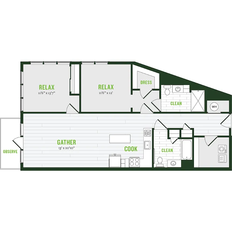 Floor plan B8