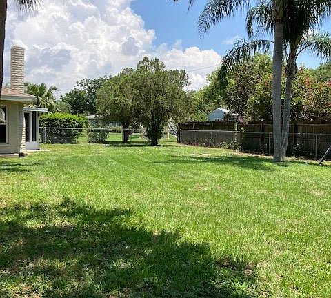 Fenced back yard