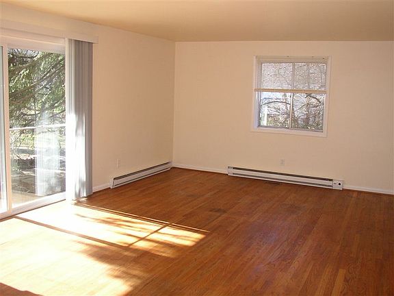 Looking from dining room side of the apt. into the living r