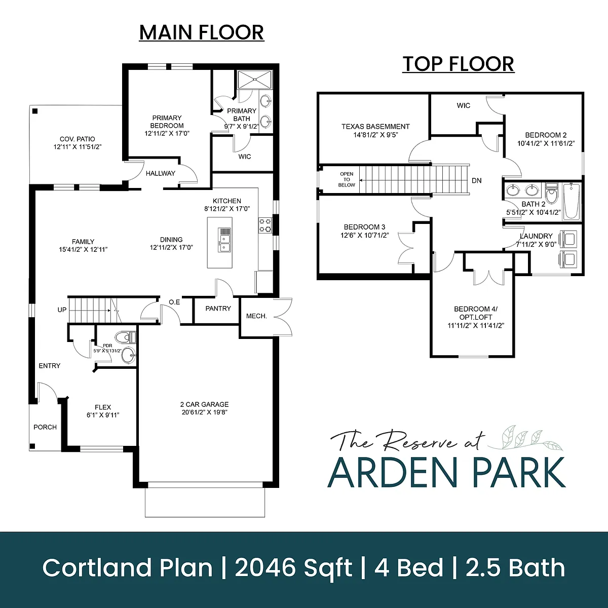 Floor plan Cortland