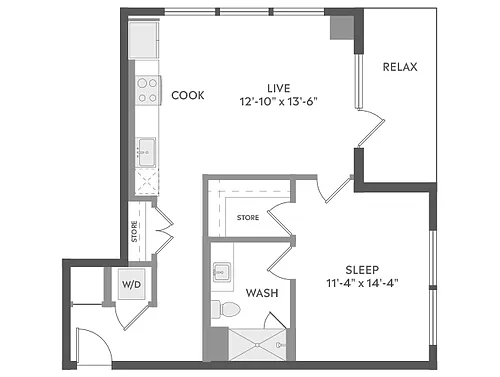 Floor plan A3b