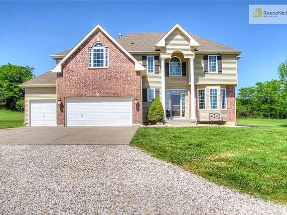 This amazing home is located on 8.67 +/- acres south of Osawatomie.