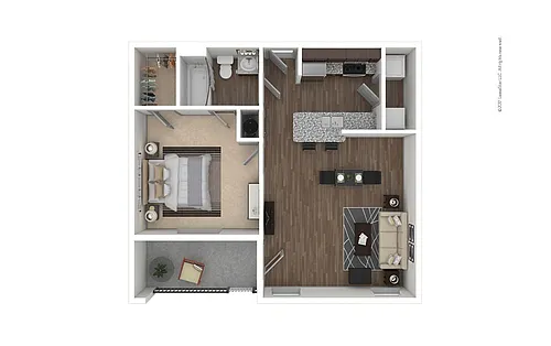 Floor plan A1 - Brazos