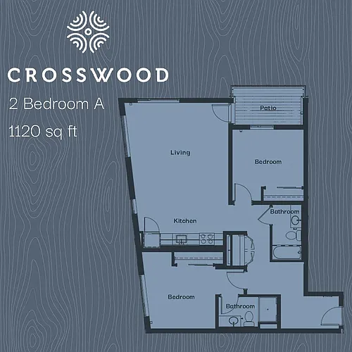 Floor plan Two Bedroom A