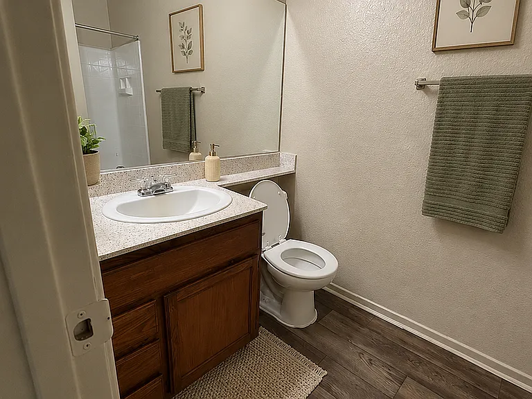 One Bedroom Bathroom