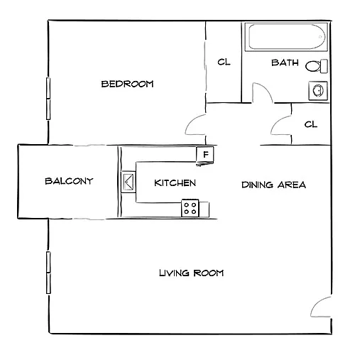 Floor plan Design 1G