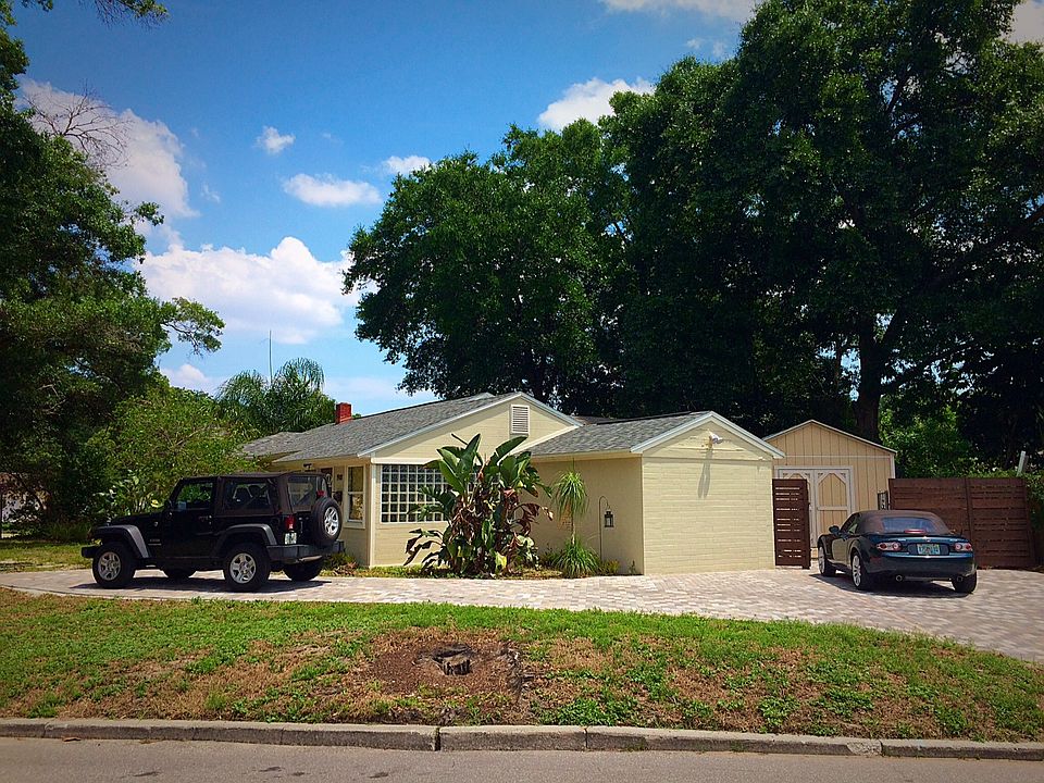 New driveway and garage