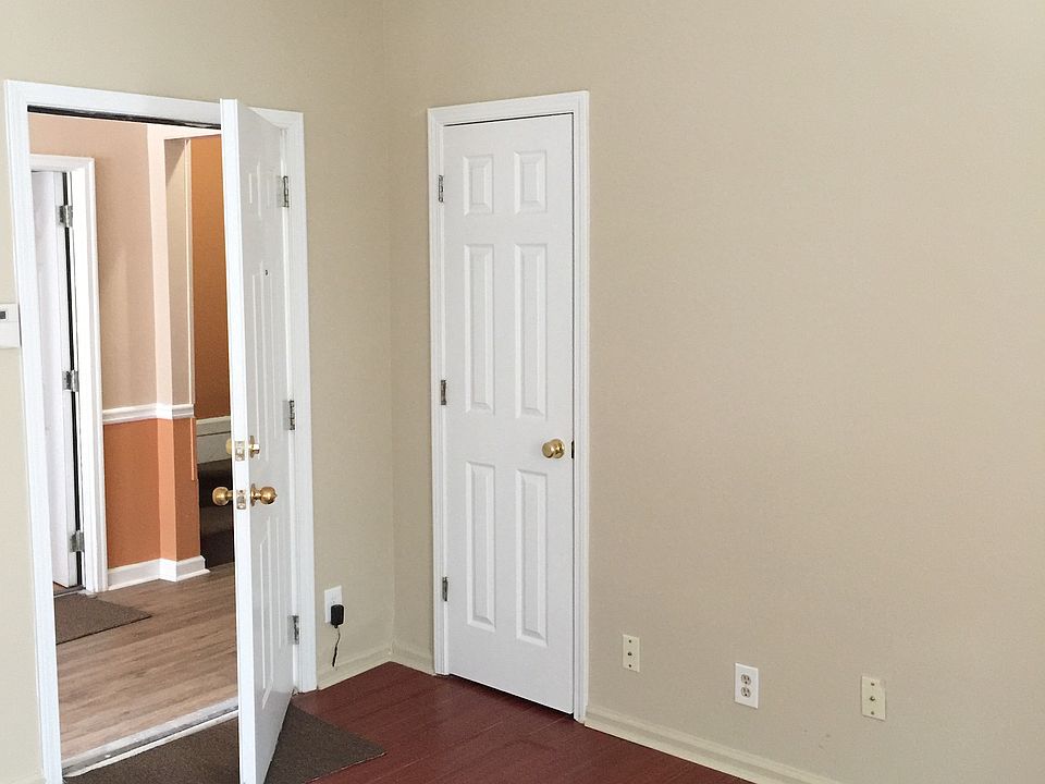 Entry to apartment & living room.