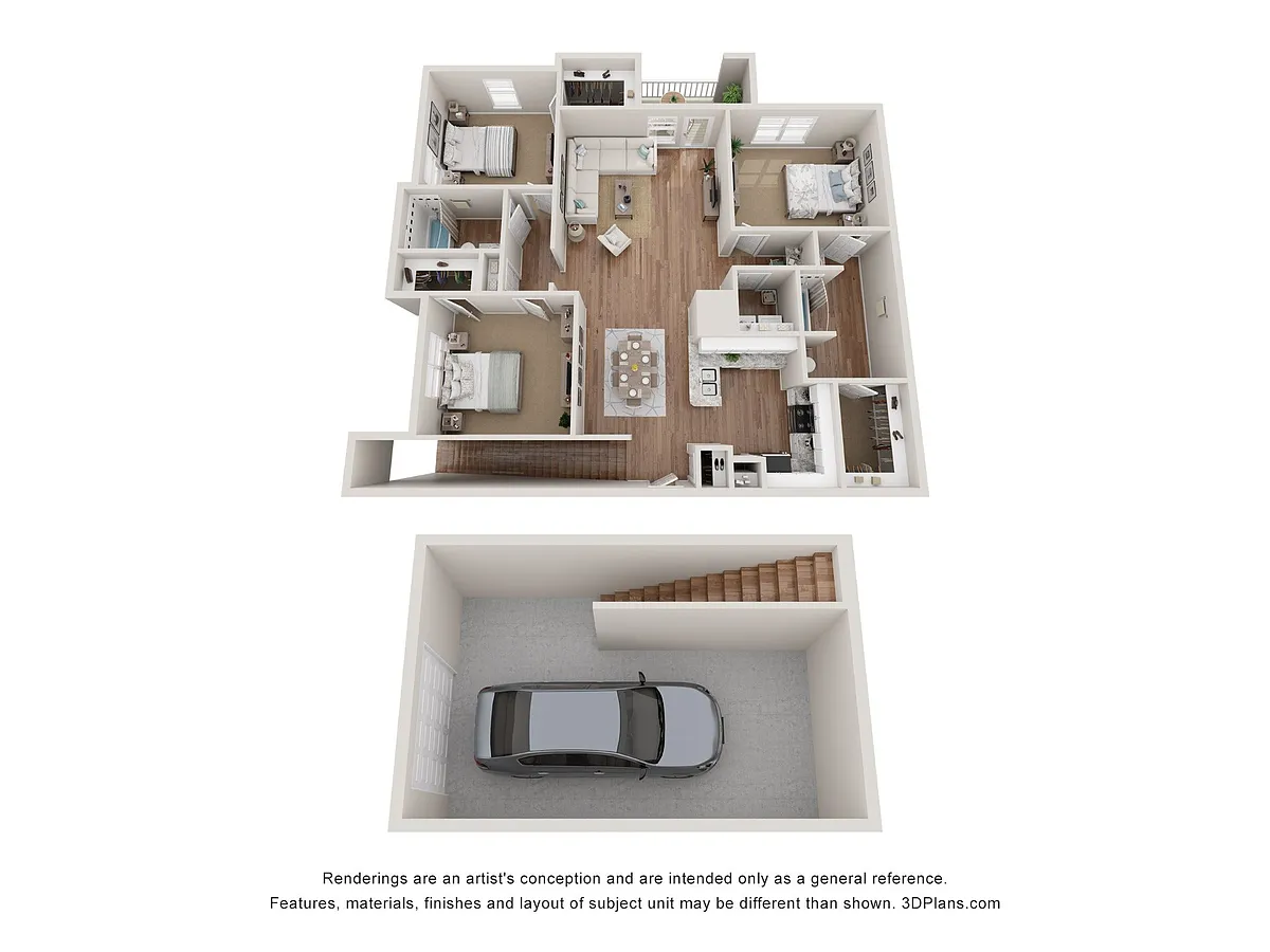 Floor plan Longleaf w/ Garage