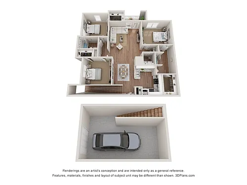 Floor plan Longleaf w/ Garage
