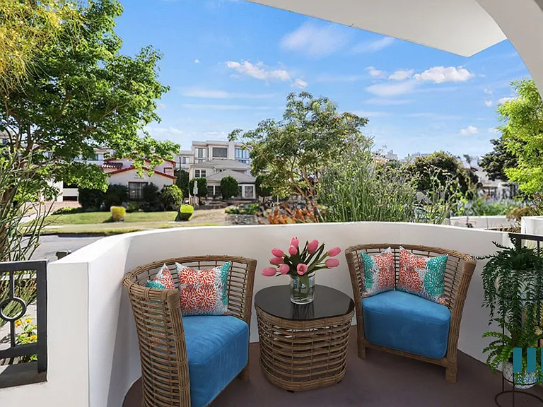 Lower Level Patio with Sunny Views