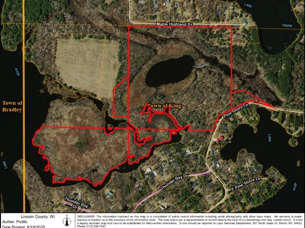 On Pine Shore Ln, Tomahawk, WI 54487