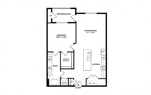 Floor plan The Harbor - A5