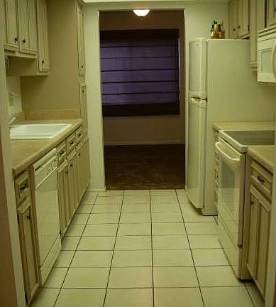 kitchen to dining area