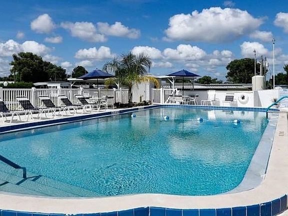 Heated swimming pool