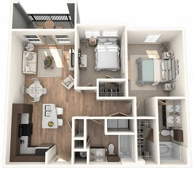 Floor plan B1
