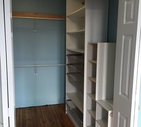 Master walk-in closet