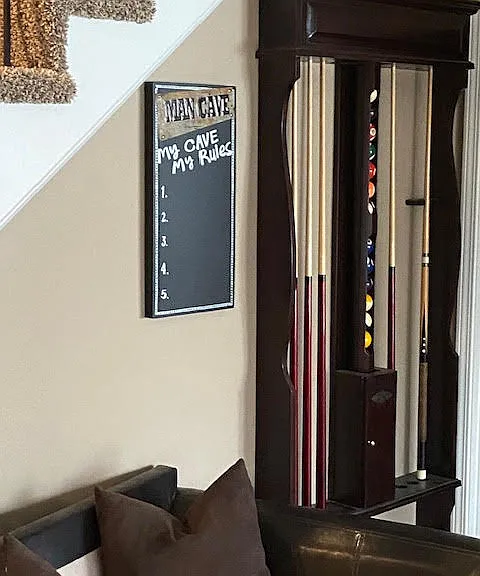 Lower Level Apartment Pool Table Accessories