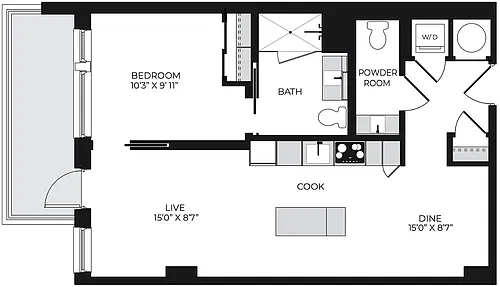 Floor plan A1 BD1