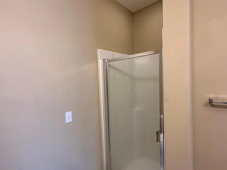 Shower in private bathroom
